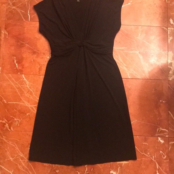 Esprit Dresses & Skirts - Esprit blk jersey draped front dress